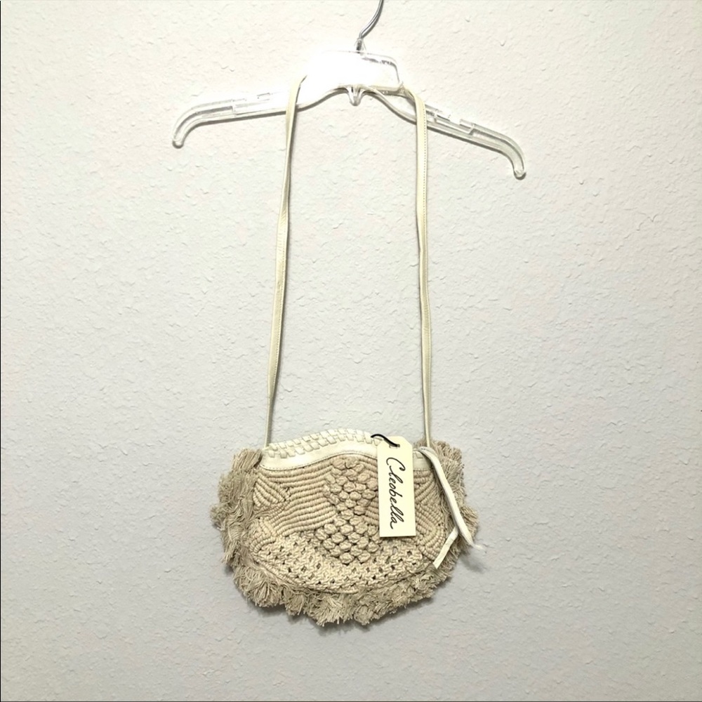 Nwt cleobella macrame crossbody bag
